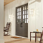 Настенный уличный светильник Beacon Square Kichler KL-BEACON-SQUARE-M-WHT белый — фото 1