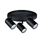 66776 Paulmann Zyli IP44 GU10 230 В макс. 3 x 10 Вт с регулировкой яркости, черный матовый — фото 6