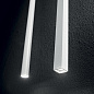 194189 Ideal Lux ULTRATHIN SP D040 SQUARE ON-OFF BIANCO подвесной светильник белый матовый — фото 1