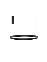 Triac Dimmable Sandy Black Aluminium & Acrylic LED 77 Watt 220-240 Volt 3326Lm 3000K IP20 Light Up & Down D: 80 H: 150 cm