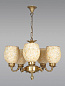 Brass Vine 5 Light Mop Chandelier люстра FOS Lighting SR1-ChipMopLota-CH5