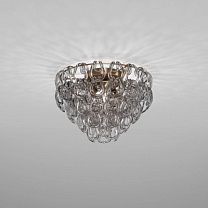 Потолочный светильник GIOGALI 50 CRYSTAL SMOKY MATT BRONZE 1 E27 CE
