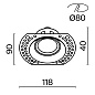 DL042-01-RD-W Maytoni Dot Встраиваемый светильник 10W Белый — фото 1