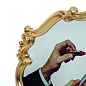 SE17068 Seletti BAROQUE MIRROR Зеркало 120 x 7 x 90 см в раме из полиуретана и МДФ — фото 1