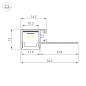 Профиль для светодиодной ленты Arlight FANTOM-BENT-W12-TOP-EDGE — фото 1