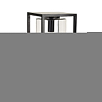 Dome Gate lamp coated aluminium & handmade glass КУПОЛЬНЫЕ ВОРОТА - ЧЕРНЫЙ АЛЮМИНИЙ С ПОРОШКОВЫМ ПОКРЫТИЕМ/ДЫМЧАТОЕ СТЕКЛО Royal Botania