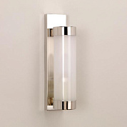 WB0009.NI.EU Art Deco Barthroom Wall Light, Nickel