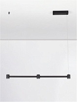 Triac Dimmable Sandy Black Aluminium LED 21 Watt 220-240 Volt 1665Lm 3000K IP20 L: 80 W: 6 H: 140 cm