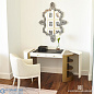 Grace Dining Chair-Antique White-Milk Leather Global Views кресло