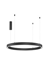Triac Dimmable Sandy Black Aluminium & Acrylic LED 60 Watt 220-240Volt 3389Lm 3000K IP20 D: 100 H: 200 cm