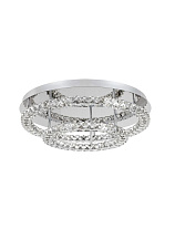 Chrome Aluminium K9 Crystal LED 44 Watt 220-240 Volt 2640Lm 3500K IP20 D: 64 H: 16 cm