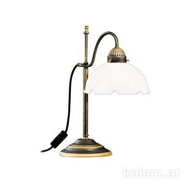 Kolarz Nonna 731.71.73 настольный светильник состаренная латунь ø40cm высота 43cm 1 лампа e27