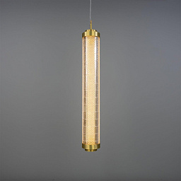 MLP511 Mullan Lighting Ashford подвесной светильник с вытянутым перфорированным цилиндрическим корпусом