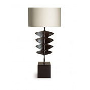 Giacometti Leaf Lamp Bronzed with Slate base Porta Romana