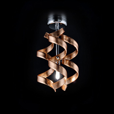 Metal Lux Astro PL 1L современный потолочный светильник с тремя стеклянными плафонами хром; медь 206.301.14