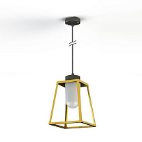 Lampiok 1 N° 4; Frosted glass E27 52W; Tinted lacquered brass