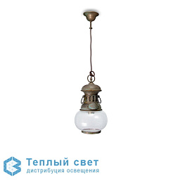 потолочный подвесной светильник с куполообразным стеклянным плафоном