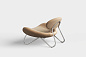 Meadow lounge chair Duet 30239/Brushed steel Woud, кресло — фото 2