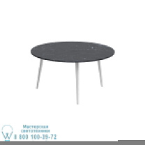СТОЛИК STYLETTO Ø75CM БЕЛАЯ КЕРАМИЧЕСКАЯ СТОЛЕШНИЦА NERO MARQUINA Royal Botania