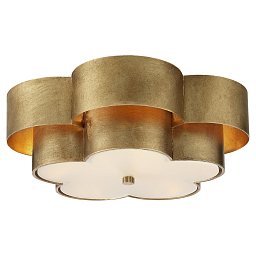 ARN4307G-FG Visual Comfort Arabelle встраиваемый потолочный светильник с фигурным золотистым корпусом