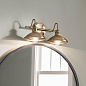 Clyde 2 Light Vanity Light Champagne Bronze настенный светильник 45944CPZ Kichler — фото 5