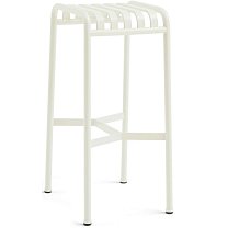 Palissade Bar Stool, сталь, порошковая окраска, кремово-белый