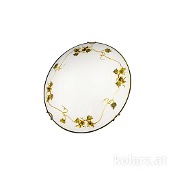 Kolarz NONNA 731.11LED.4.110 потолочный светильник состаренная латунь ø30cm высота 23cm 1 лампа led