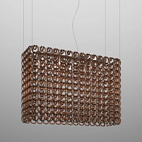 Подвесной светильник GIOGALI RE1 CRYSTAL COPPER GLOSSY CHROME E27 CE