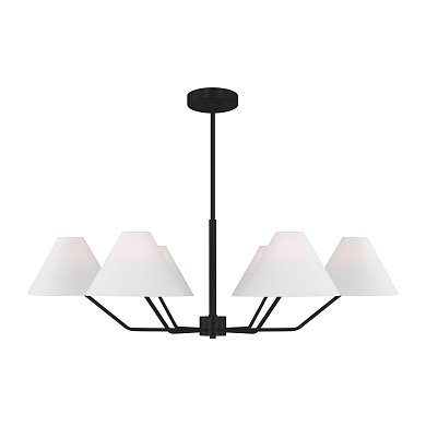 Люстра Visual Comfort Burke, чёрный DJC1016MBK