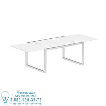 РАЗДВИЖНОЙ СТОЛ NINIX 100X150/270 БЕЛАЯ КЕРАМИКА EL POL Royal Botania