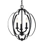 Voleta 20.75" 3 Light Pendant Black подвесной светильник 42140BK Kichler — фото 1