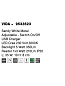 9533523 VIDA Novaluce настенный светильник LED Cree 230В 3000K Backlight 5Вт 350Lm Reader 1x3Вт 210Lm IP20