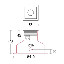 MaxiSegno Flat 55 GH1226.BAXW300EL