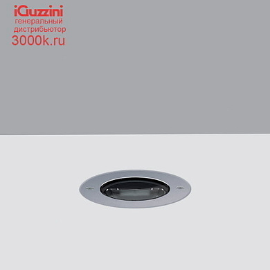 EQ92 Light Up iGuzzini Floor recessed Earth D=137mm -Flush-mount stainless steel frame - Warm white - Wall Washer Super Comfort optic