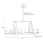 Люстра Arteriors Englewood Linear — фото 10
