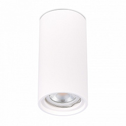 ST155.502.01 ST-Luce St155 gipsum потолочный накладной светильник белого цвета из гипса цилиндрической формы