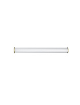 Acrylic Brushed Gold Metal Aluminium LED 14Watt 220-240Volt 910Lm IP44 3000-4000K CCT by Dip Switch L:60 W:10 H:6.3 cm