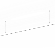 STREX SUSPENDED INDIRECT 3000K WHITE -3M Wever Ducre