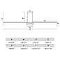 33831WT-1TW Faro PUNT TUB M люстра-вентилятор со светом 18W Ø1300 3 лопасти чёрный/дерево — фото 3