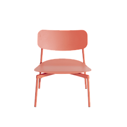 M0810305 La Petite Friture FROMME Стул с подлокотниками коралловый