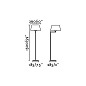 68489 ARTIS Bronze floor lamp торшер Faro barcelona — фото 6