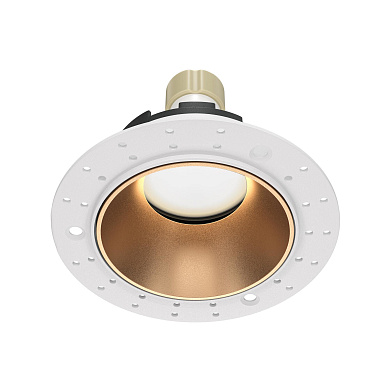 Share Maytoni встраиваемый светильник DL051-U-2WMG белый и матовое золото