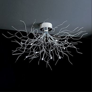 SAGGINA-12CR Icone Saggina LAMPADA A SOFFITTO 12 LUCI CROMO Потолочный светильник