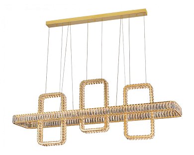 Подвесной светильник Newport Crystal 2 8233+1/S gold