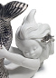 1008545 Lladro Re-Deco фарфоровая фигурка девушки-русалки с серебряным хвостом — фото 1