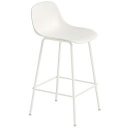 58919 Muuto Fiber барный стул белый деревянный 65 см