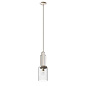 Kimrose 1 Light Mini Pendant with Clear Fluted Glass Polished Nickel подвесной светильник 52414PN Kichler — фото 4