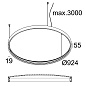 SUPERLOOP PLUS HC 120 MDL B черный Delta Light подвесной светильник — фото 6