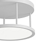 Lavi 14.5" LED Semi Flush White потолочный светильник 84319WH Kichler — фото 1