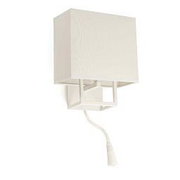 29982 Faro Barcelona VESPER настенный светильник белый с LED-подсветкой